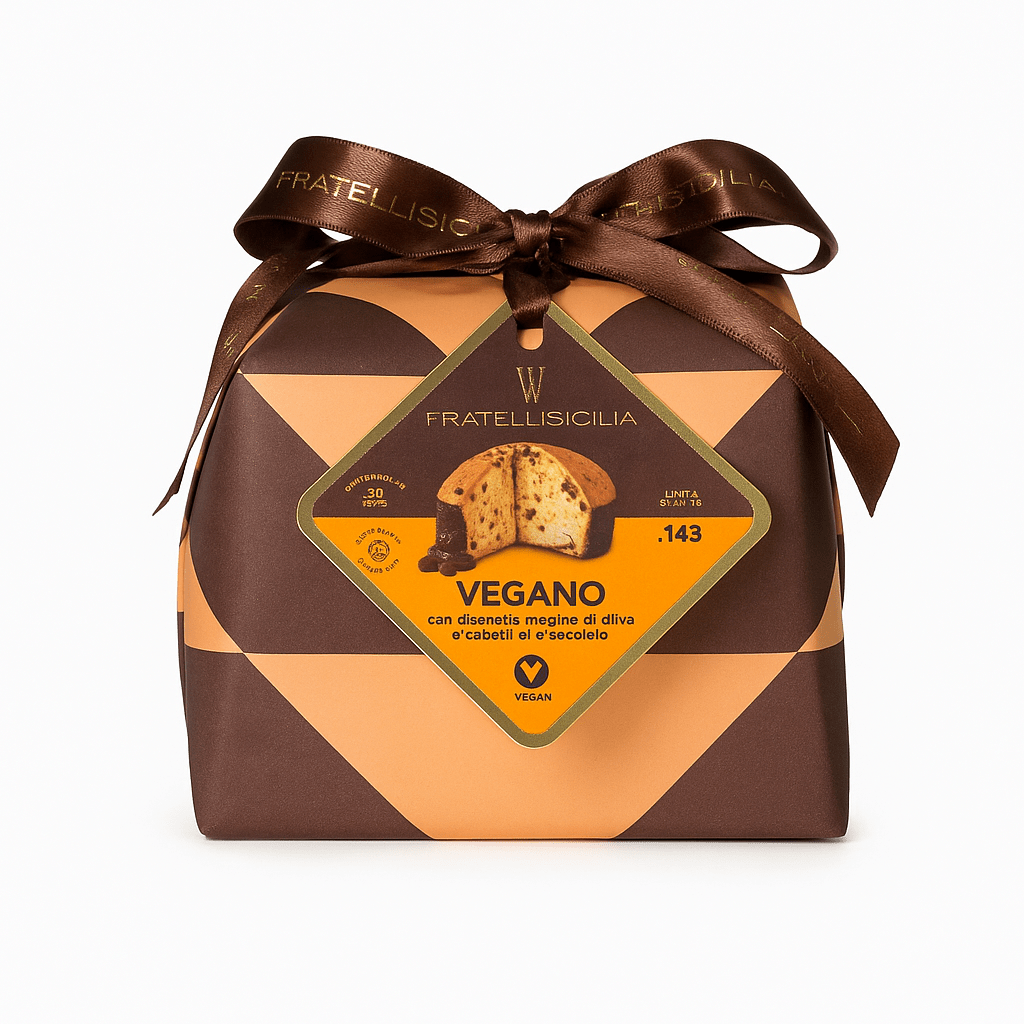 Luxury Vegan Panettone 500g - (Pre - Order – Ships Early November) - Casadei Foods