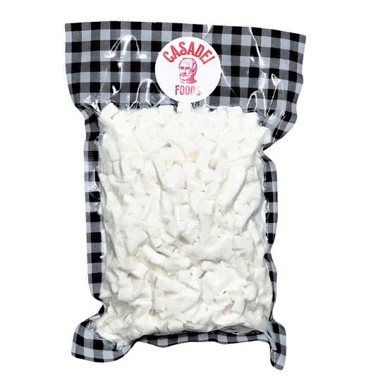 Plant Based Mozzarella Cubed - Casadei Foods