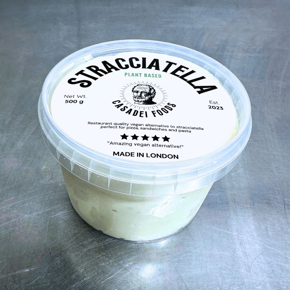 Stracciatella – Plant - Based | 150g Tub - Casadei Foods