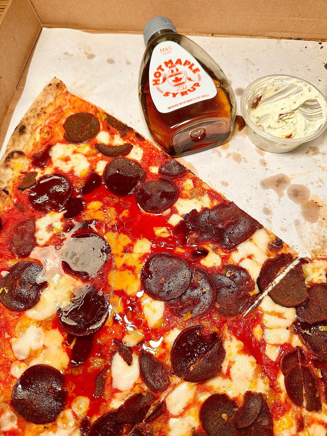 5-Minute Hot Maple Pepperoni Pizza (Vegan) - Casadei Foods