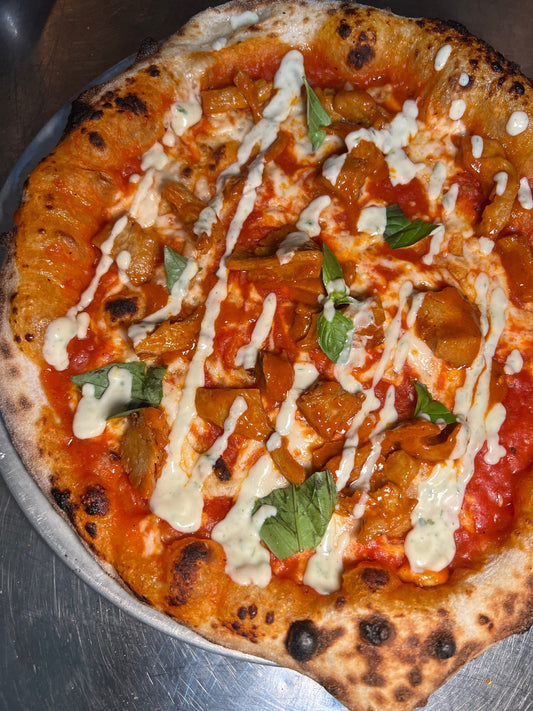 Vegan Buffalo “Chicken” Pizza - Casadei Foods
