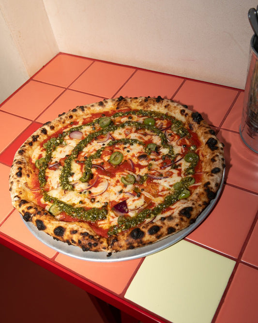 Vegan Capers & Olive Pizza (East London Style) - Casadei Foods