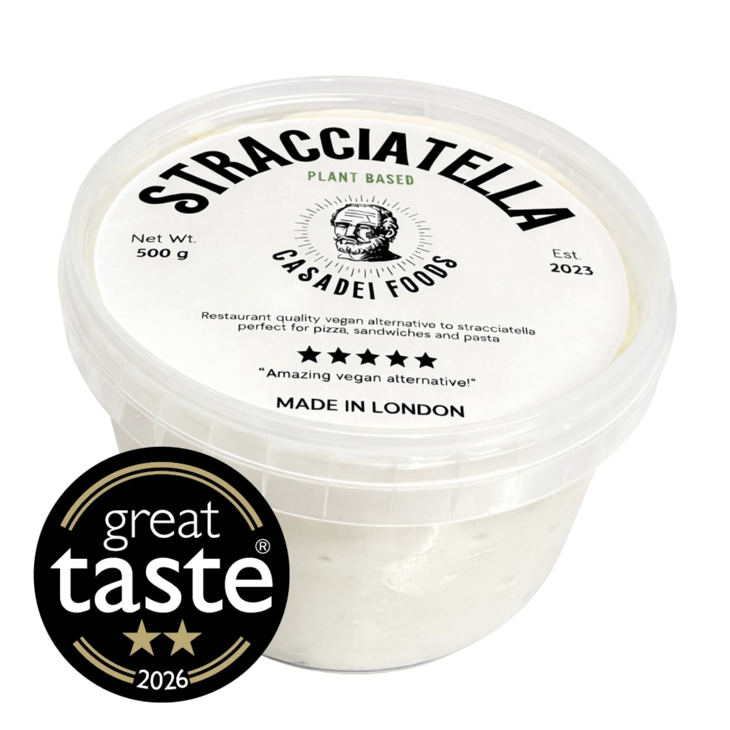 Stracciatella – Plant-Based | 500g Tub