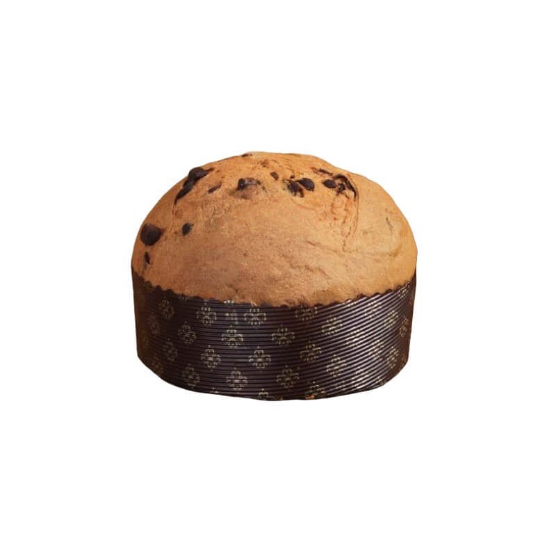 Luxury Vegan Chocolate Chip Panettone 500g – Pre - Order Now for Mid November Dispatch - Casadei Foods