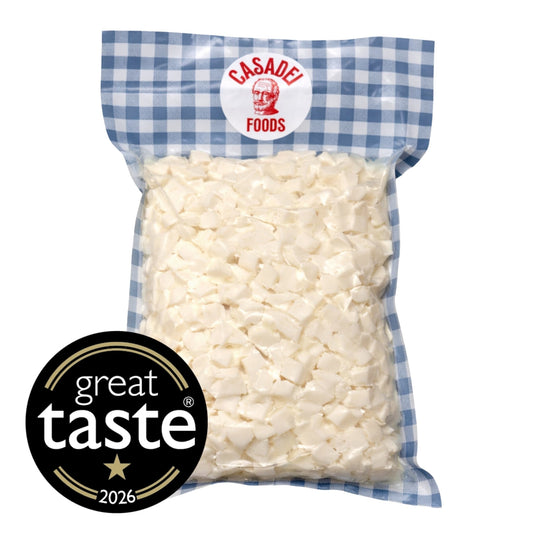 Plant-Based Cubed Mozzarella 1kg - Casadei Foods