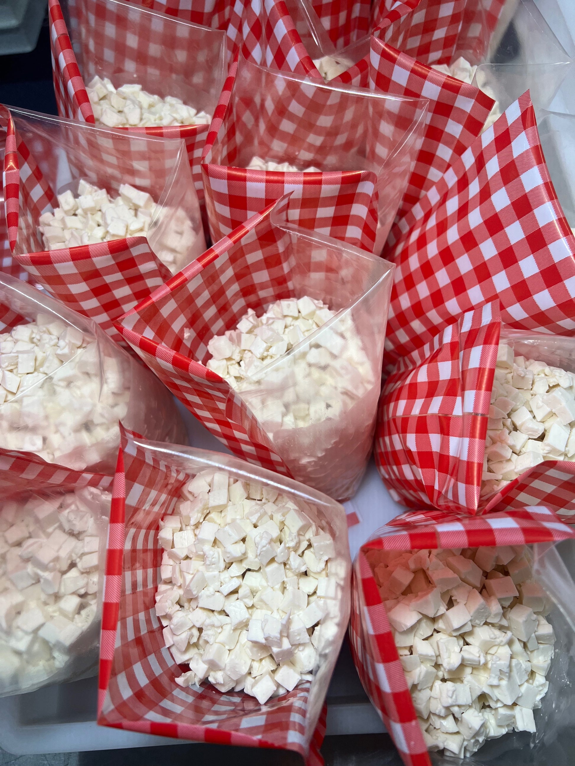 Plant - Based Cubed Mozzarella 1kg - Casadei Foods