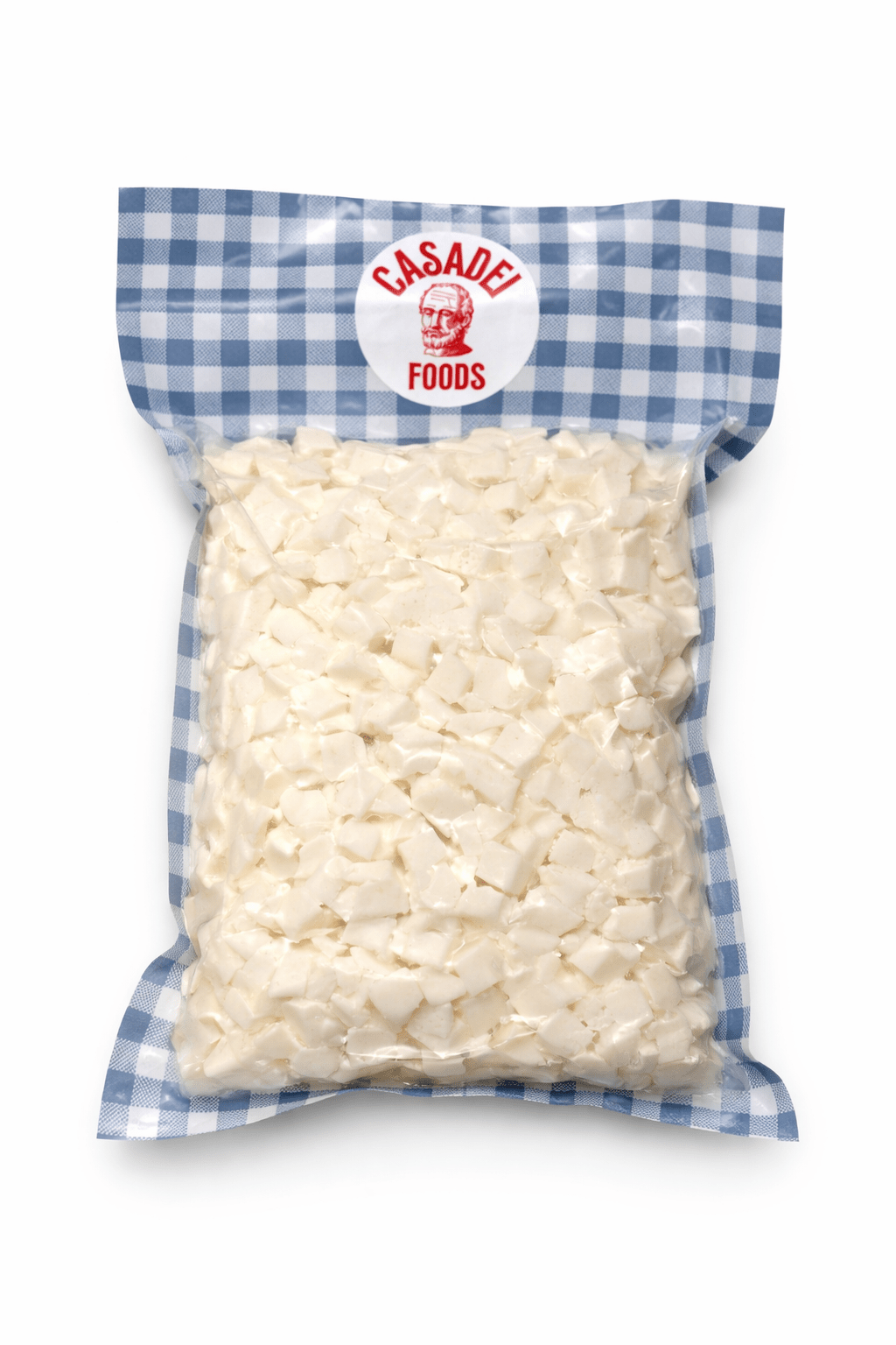 Plant - Based Cubed Mozzarella 1kg - Casadei Foods