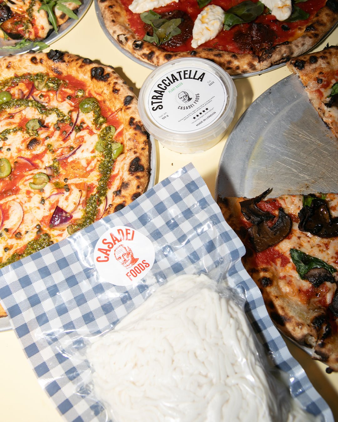 Plant - Based Grated Mozzarella 1kg - Casadei Foods