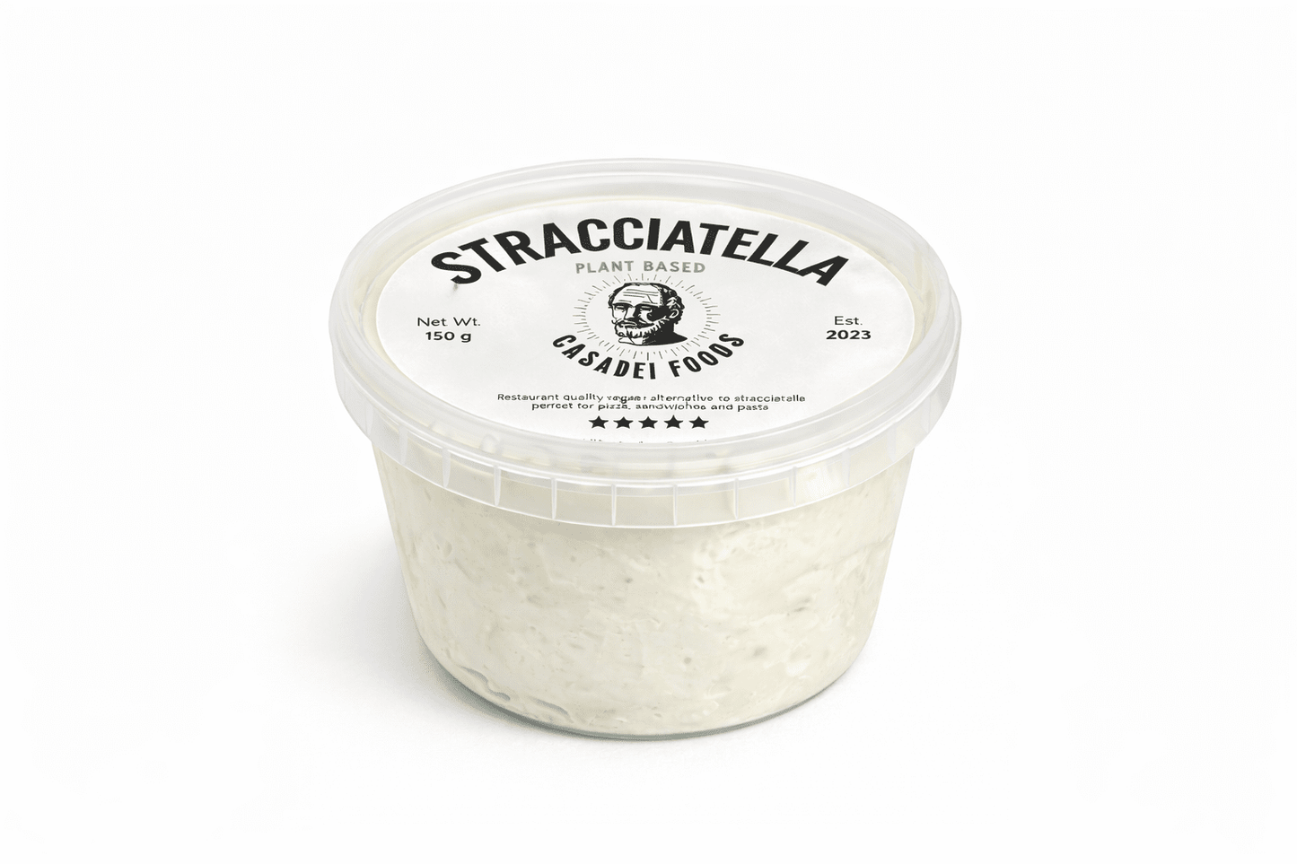 Stracciatella – Plant - Based | 150g Tub - Casadei Foods